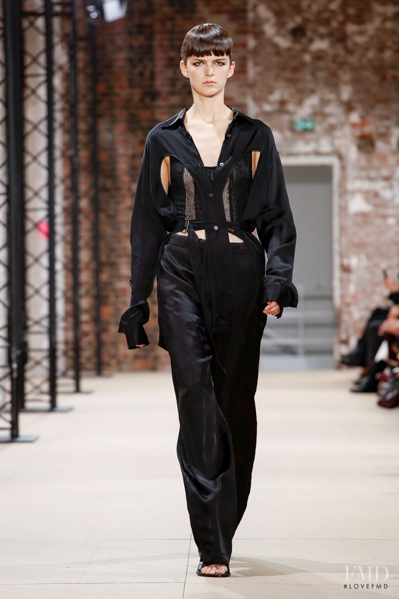 Britt Ensink featured in  the Ann Demeulemeester fashion show for Spring/Summer 2020