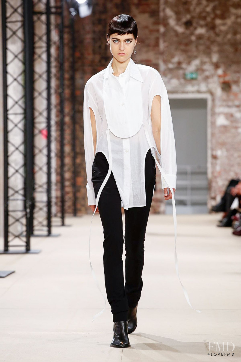 Ilona Desmet featured in  the Ann Demeulemeester fashion show for Spring/Summer 2020