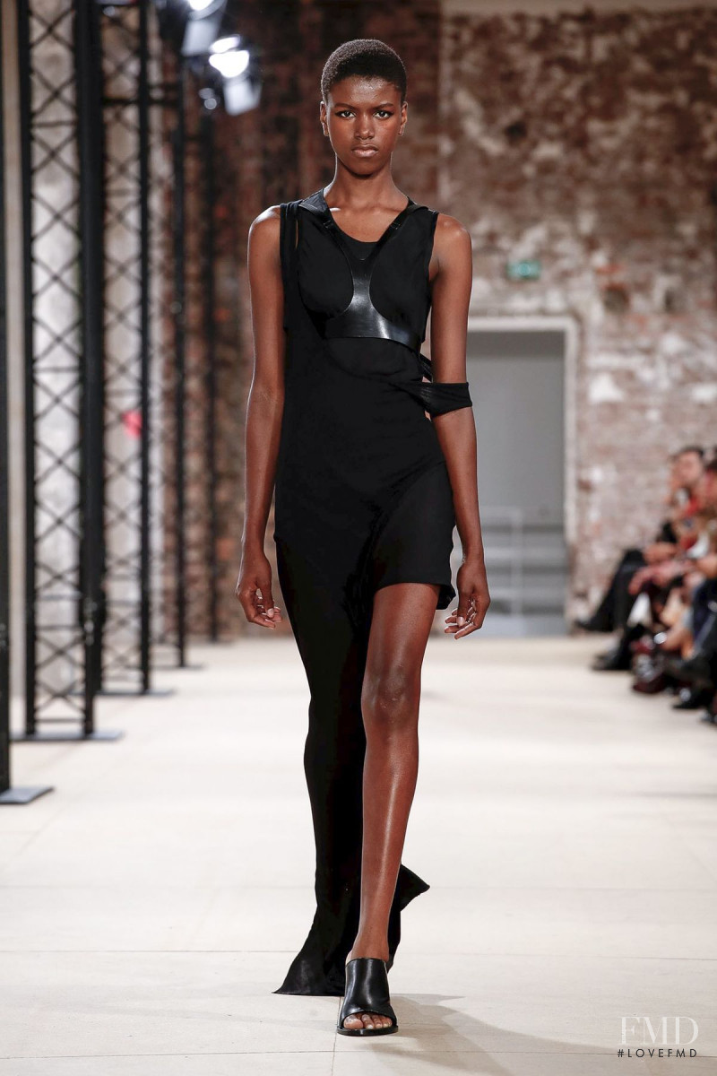 Yorgelis Marte featured in  the Ann Demeulemeester fashion show for Spring/Summer 2020