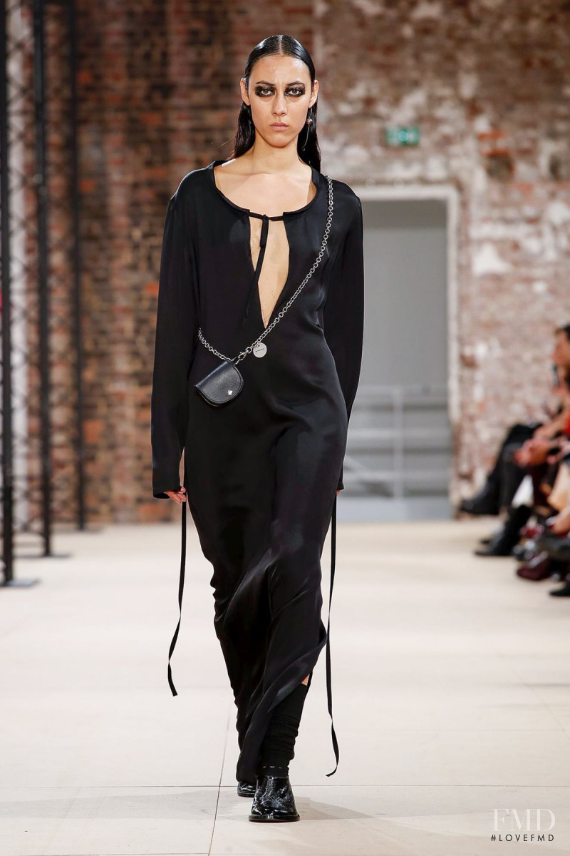 Gaia Orgeas featured in  the Ann Demeulemeester fashion show for Spring/Summer 2020