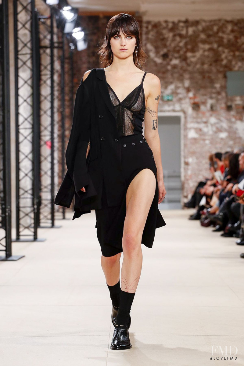 Sarah Brown featured in  the Ann Demeulemeester fashion show for Spring/Summer 2020