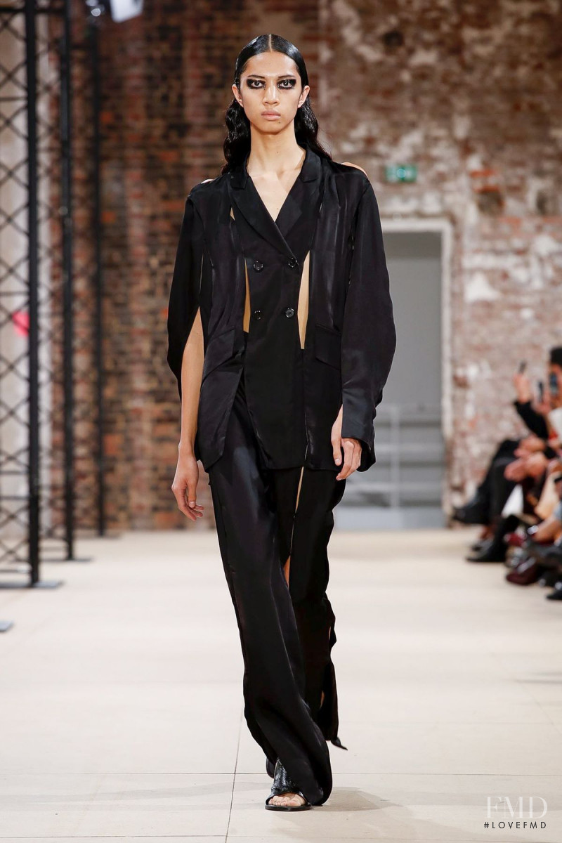 Noah Carlos featured in  the Ann Demeulemeester fashion show for Spring/Summer 2020