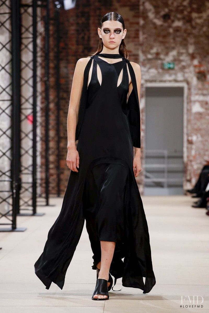 Yuliia Ratner featured in  the Ann Demeulemeester fashion show for Spring/Summer 2020