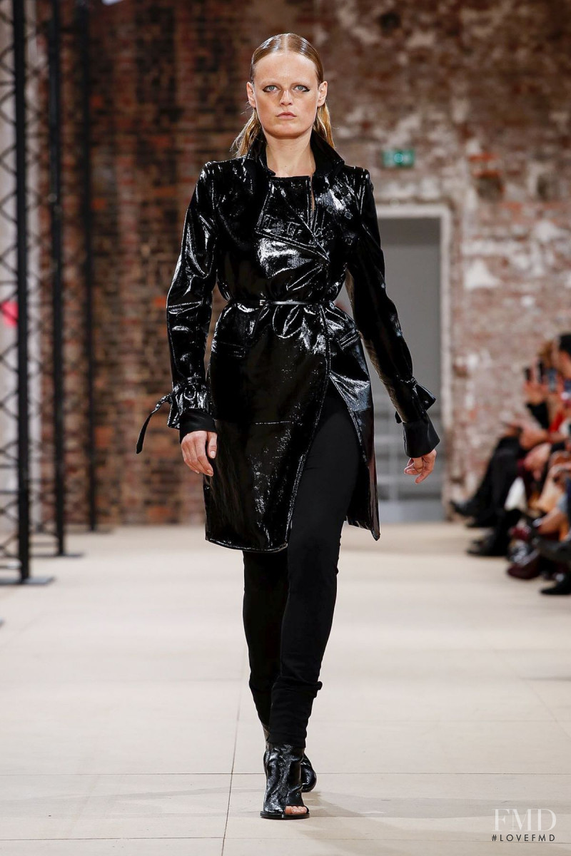 Hanne Gaby Odiele featured in  the Ann Demeulemeester fashion show for Spring/Summer 2020