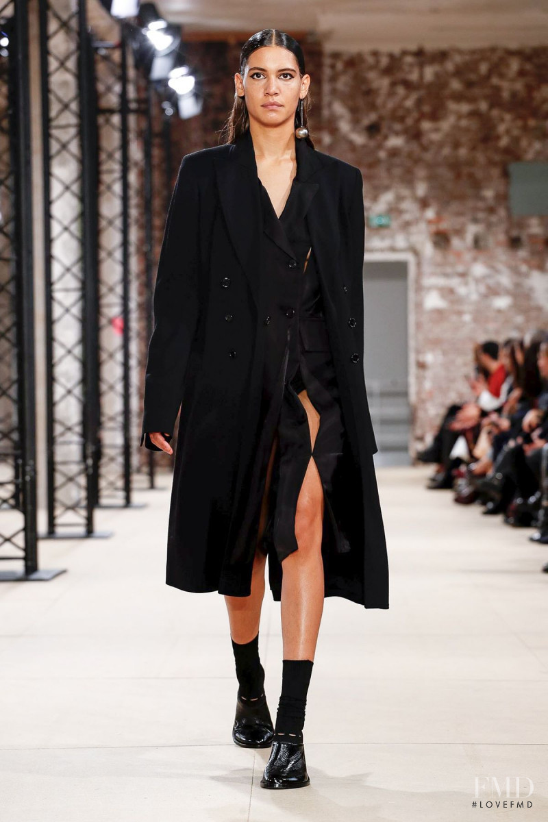 Kaya Wilkins featured in  the Ann Demeulemeester fashion show for Spring/Summer 2020