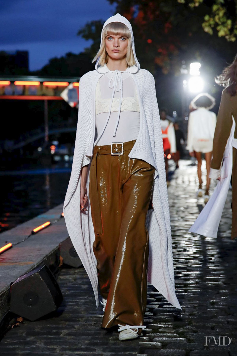 Juliane Grüner featured in  the André Courrèges fashion show for Spring/Summer 2020