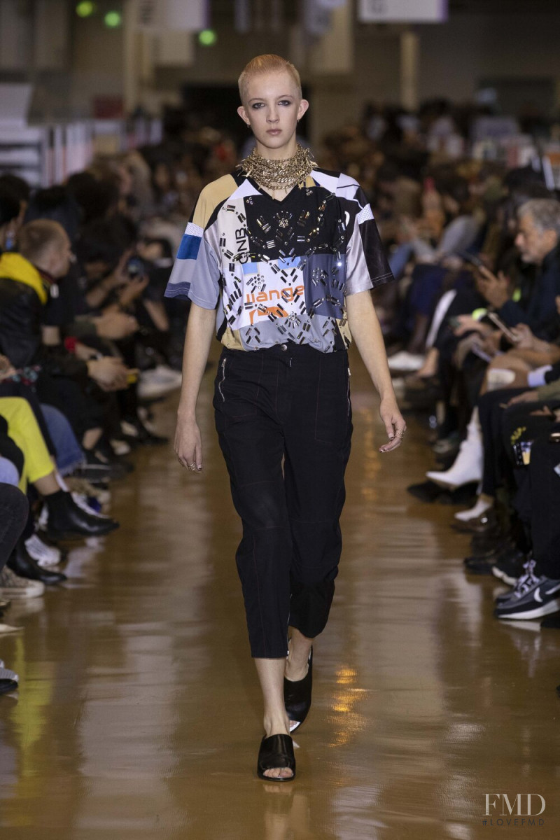 Finn Buchanan featured in  the Koche fashion show for Spring/Summer 2020