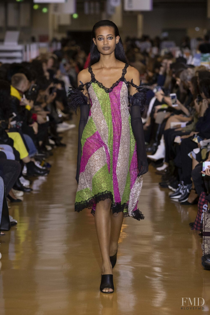 Palmyre Tramini featured in  the Koche fashion show for Spring/Summer 2020