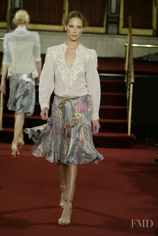 Erin Wasson featured in  the Matthew Williamson fashion show for Autumn/Winter 2005