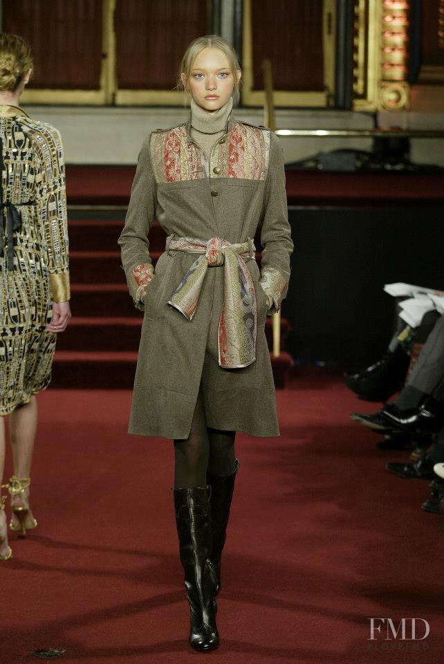 Gemma Ward featured in  the Matthew Williamson fashion show for Autumn/Winter 2005