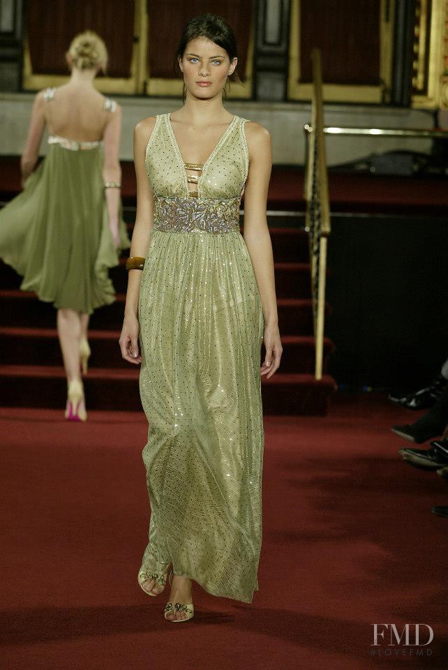 Isabeli Fontana featured in  the Matthew Williamson fashion show for Autumn/Winter 2005