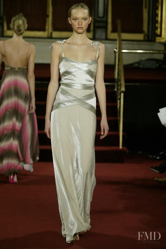 Gemma Ward featured in  the Matthew Williamson fashion show for Autumn/Winter 2005