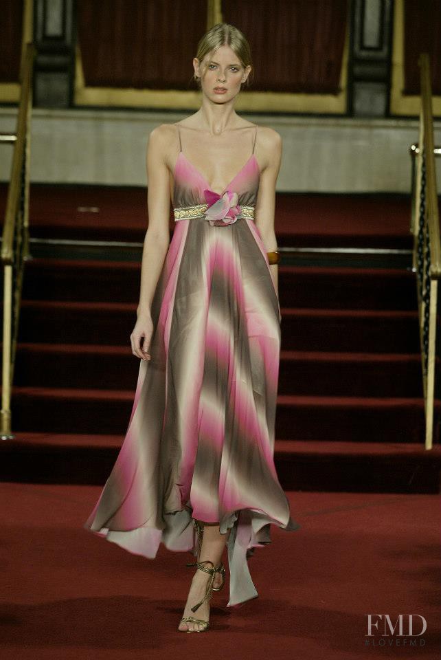 Julia Stegner featured in  the Matthew Williamson fashion show for Autumn/Winter 2005