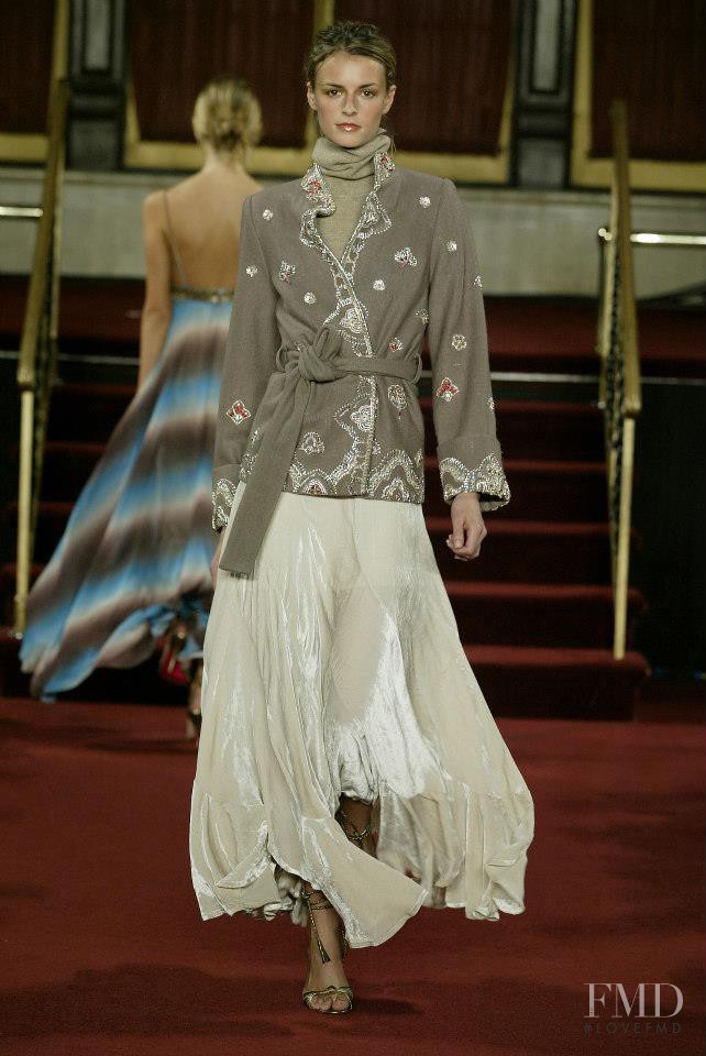 Jacquetta Wheeler featured in  the Matthew Williamson fashion show for Autumn/Winter 2005