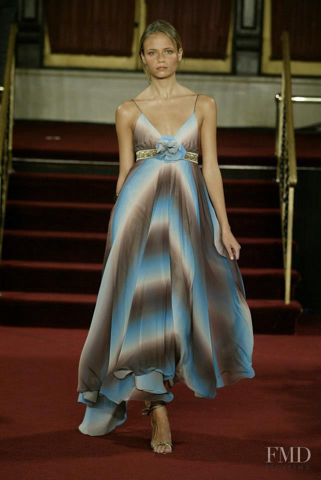 Natasha Poly featured in  the Matthew Williamson fashion show for Autumn/Winter 2005