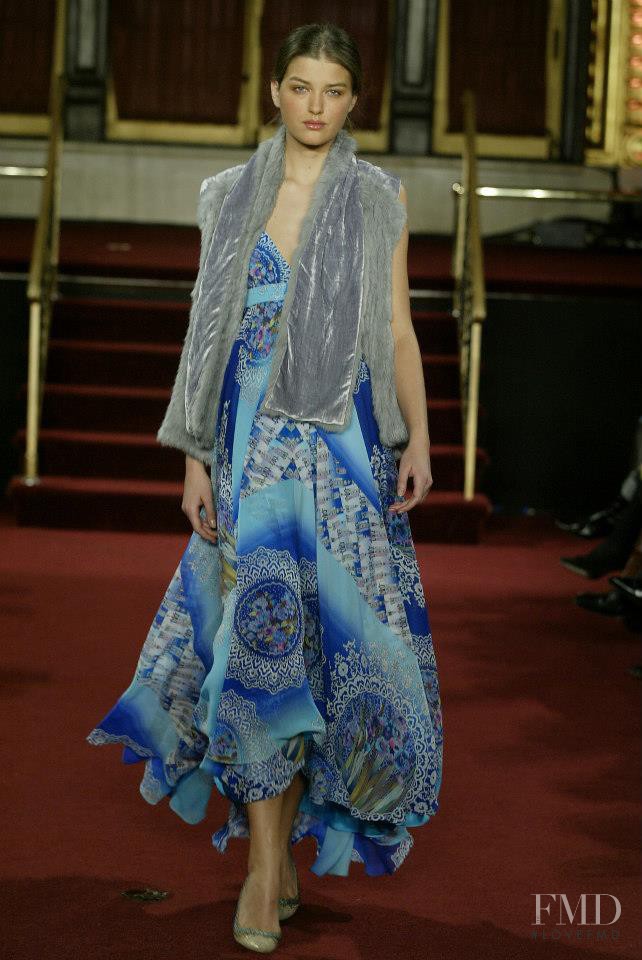 Nataliya Gotsiy featured in  the Matthew Williamson fashion show for Autumn/Winter 2005
