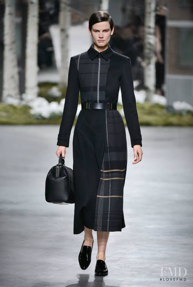Saskia de Brauw featured in  the Boss by Hugo Boss fashion show for Autumn/Winter 2014