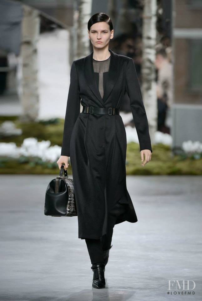 Katlin Aas featured in  the Boss by Hugo Boss fashion show for Autumn/Winter 2014