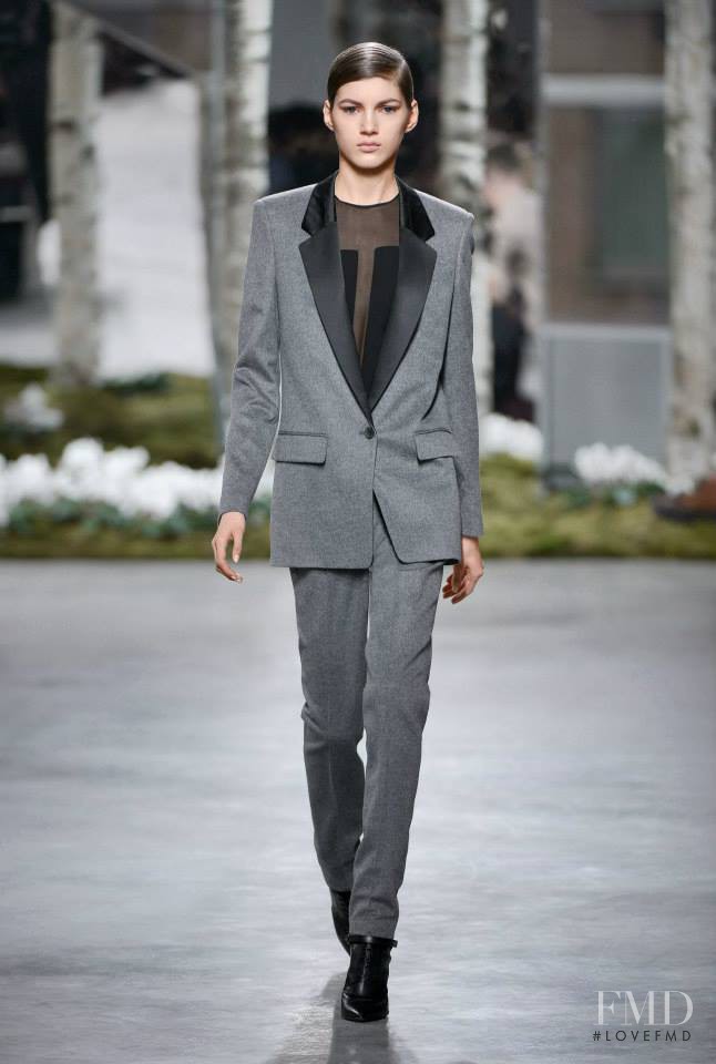 Valery Kaufman featured in  the Boss by Hugo Boss fashion show for Autumn/Winter 2014