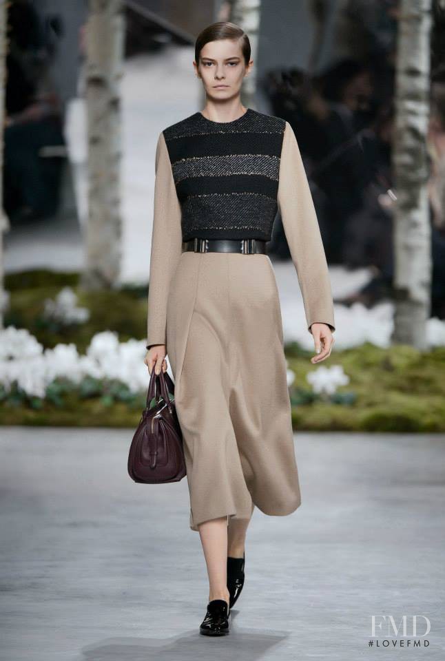 Dasha Denisenko featured in  the Boss by Hugo Boss fashion show for Autumn/Winter 2014