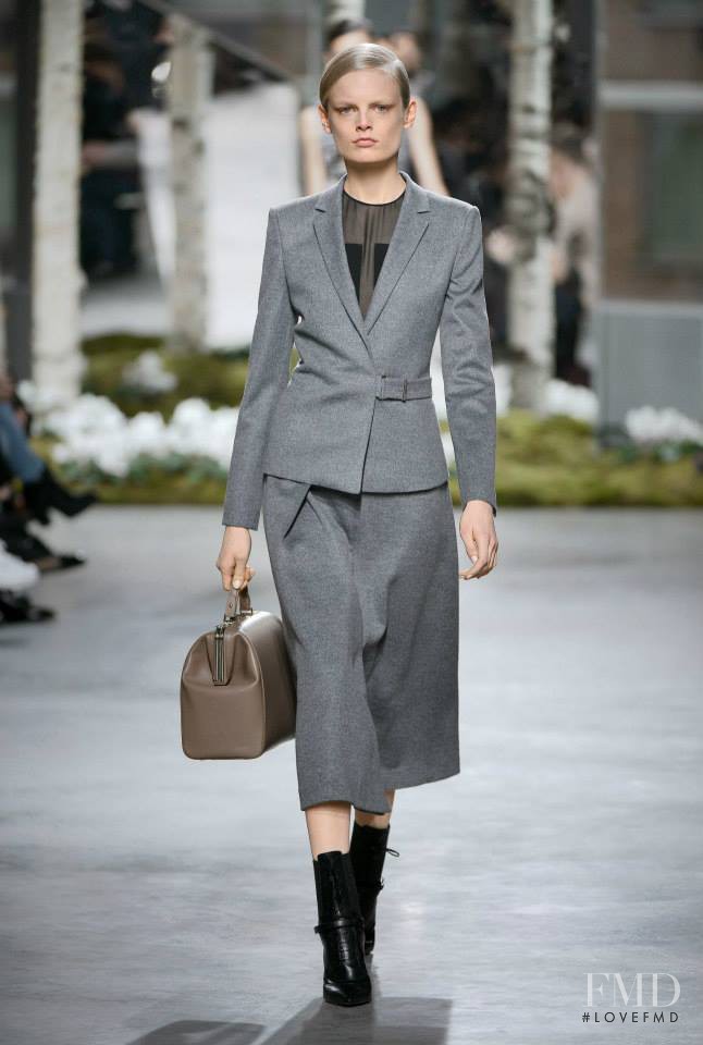 Hanne Gaby Odiele featured in  the Boss by Hugo Boss fashion show for Autumn/Winter 2014