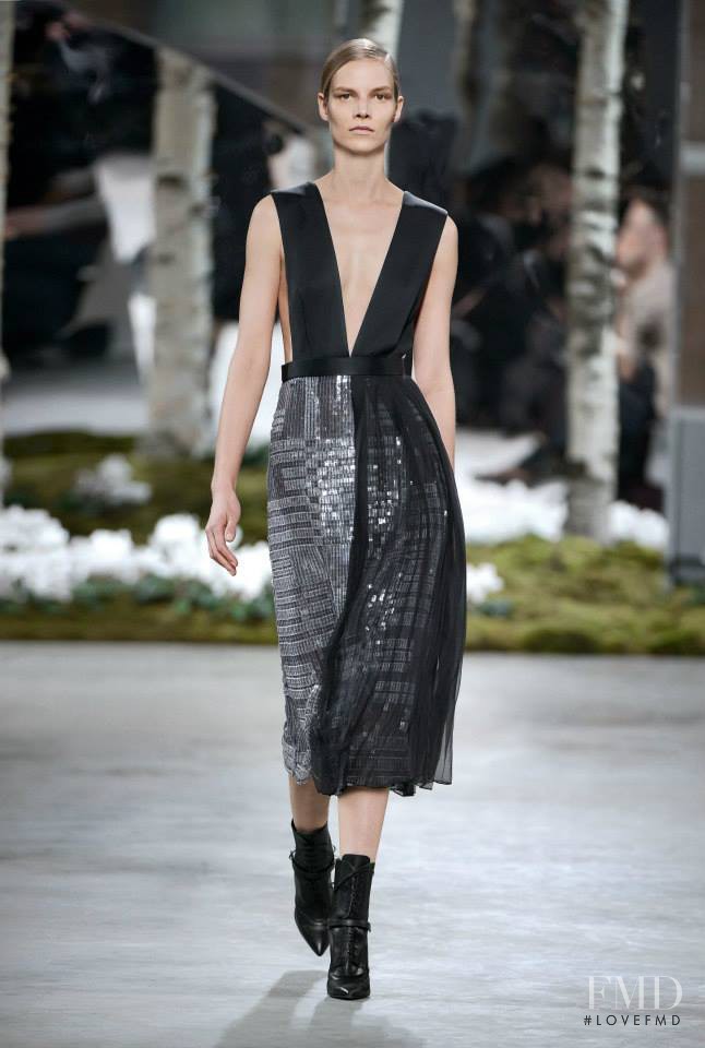 Suvi Koponen featured in  the Boss by Hugo Boss fashion show for Autumn/Winter 2014