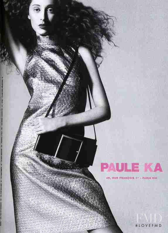 Talytha Pugliesi featured in  the PAULE KA advertisement for Autumn/Winter 2001