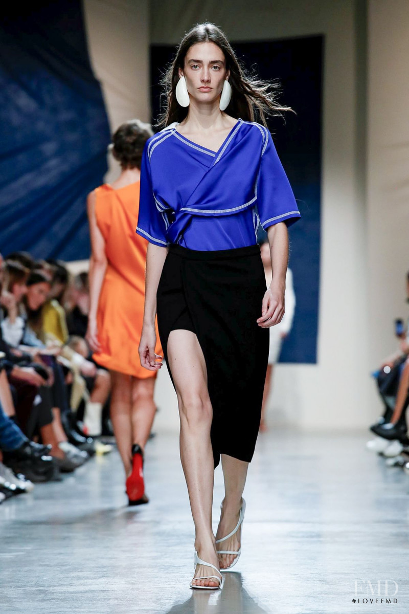 Amanda Googe featured in  the Atlein fashion show for Spring/Summer 2020