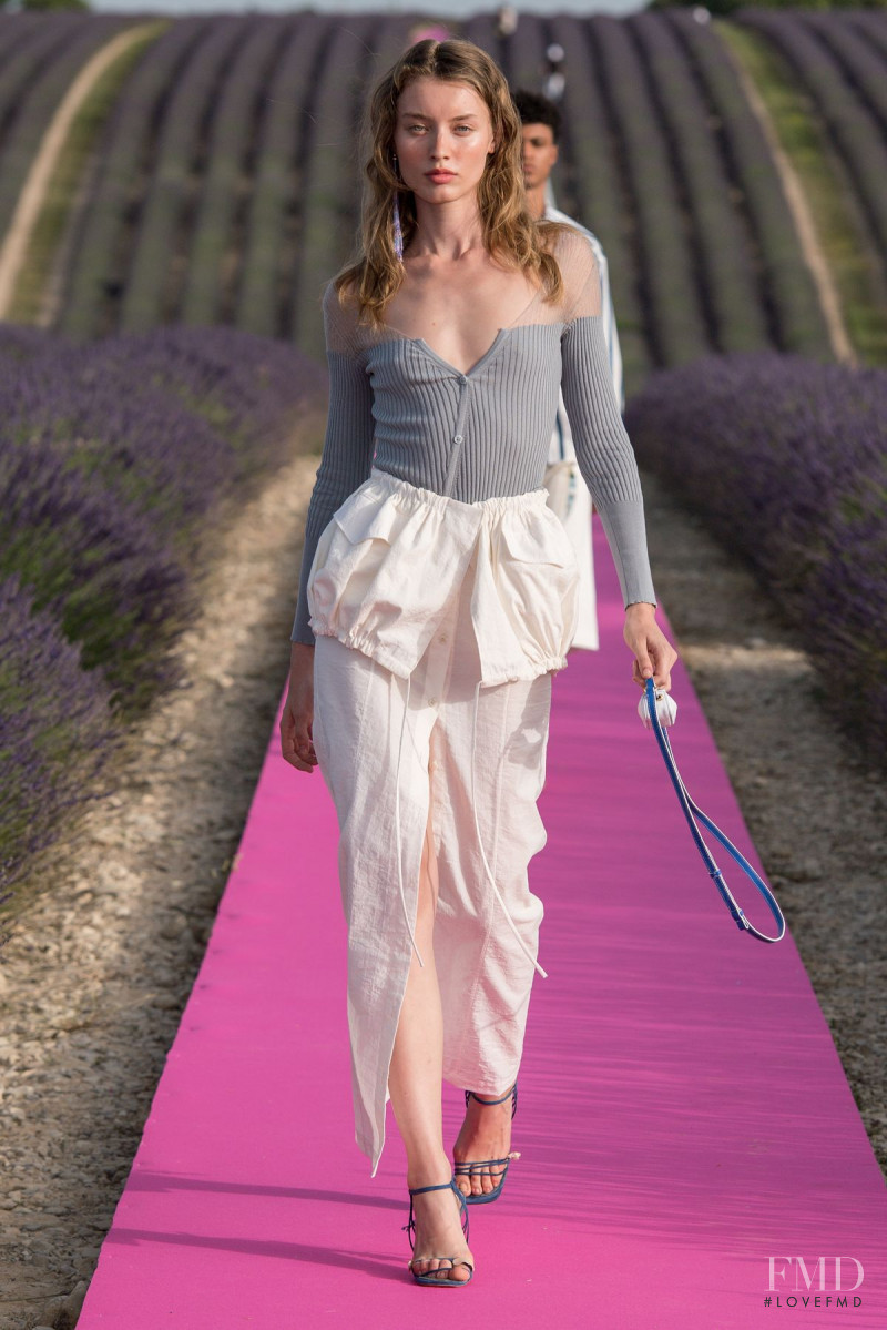 Giulia Maenza featured in  the Jacquemus fashion show for Spring/Summer 2020