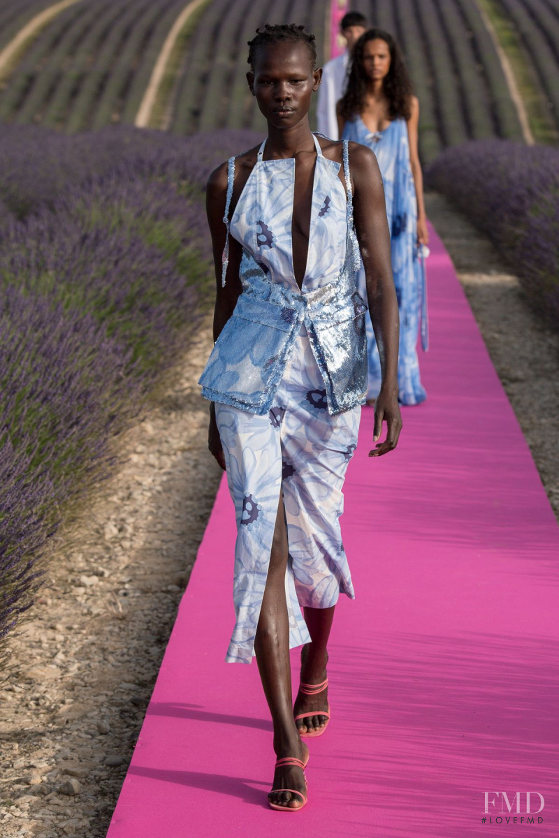 Shanelle Nyasiase featured in  the Jacquemus fashion show for Spring/Summer 2020