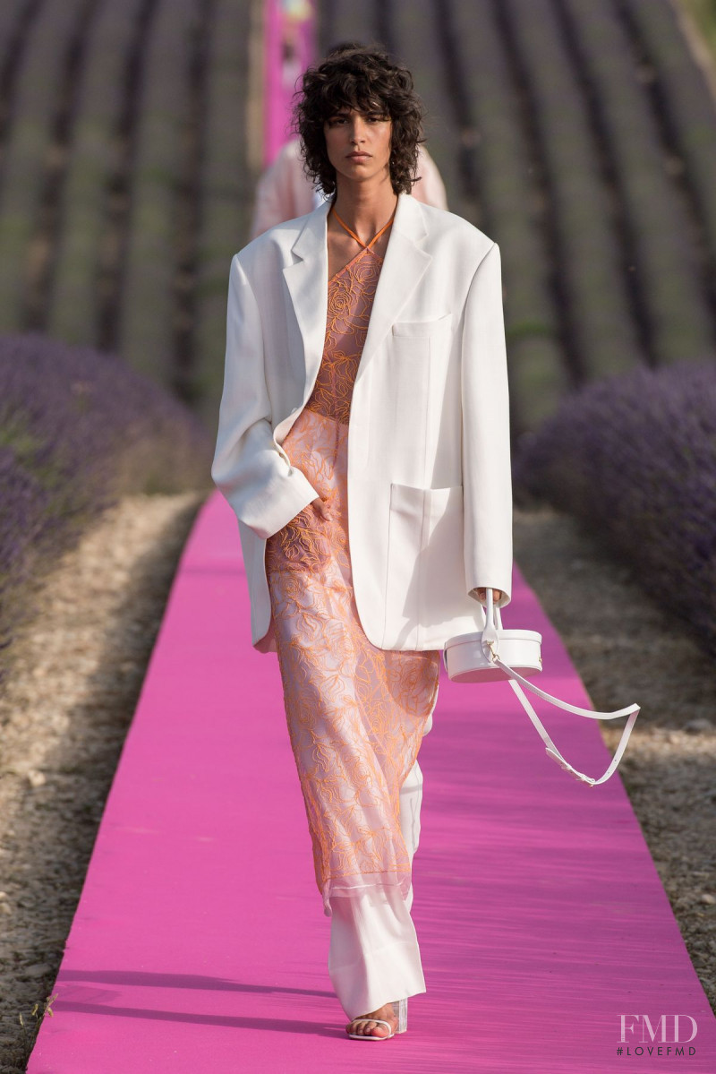 Mica Arganaraz featured in  the Jacquemus fashion show for Spring/Summer 2020