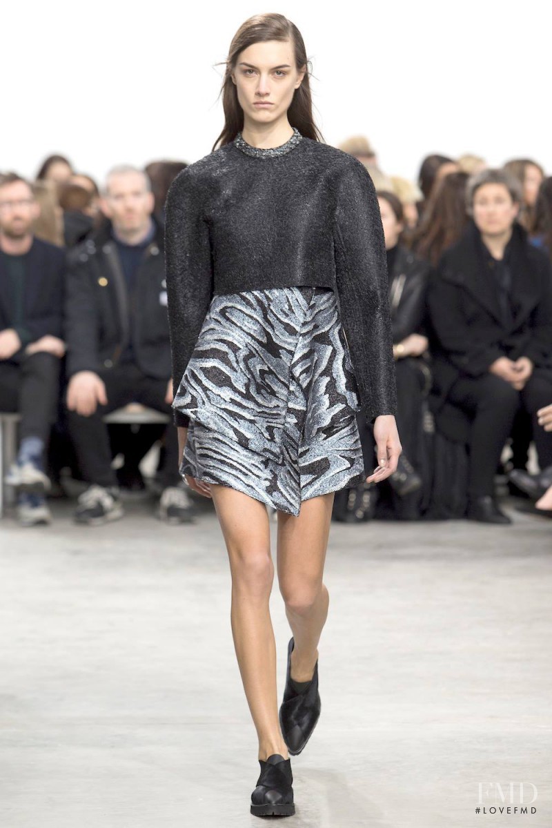 Ronja Furrer featured in  the Proenza Schouler fashion show for Autumn/Winter 2014