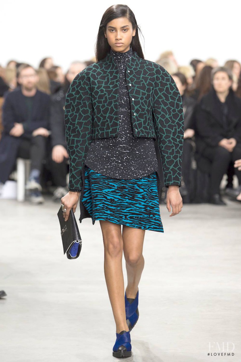 Imaan Hammam featured in  the Proenza Schouler fashion show for Autumn/Winter 2014