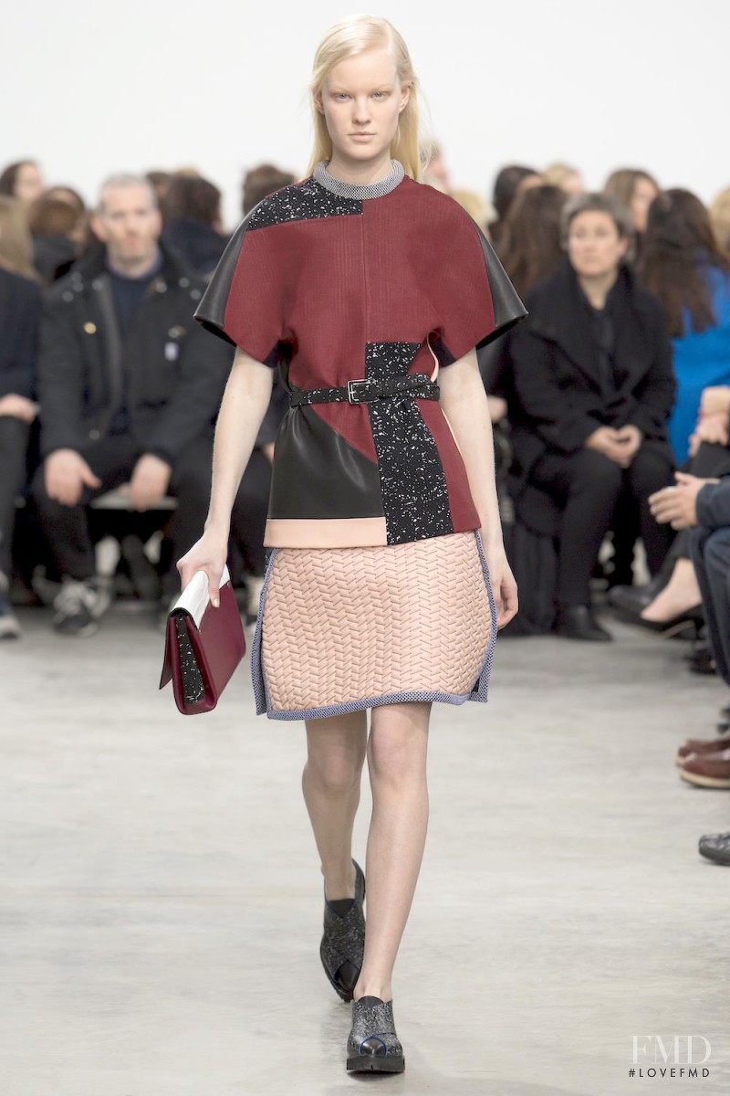 Linn Arvidsson featured in  the Proenza Schouler fashion show for Autumn/Winter 2014