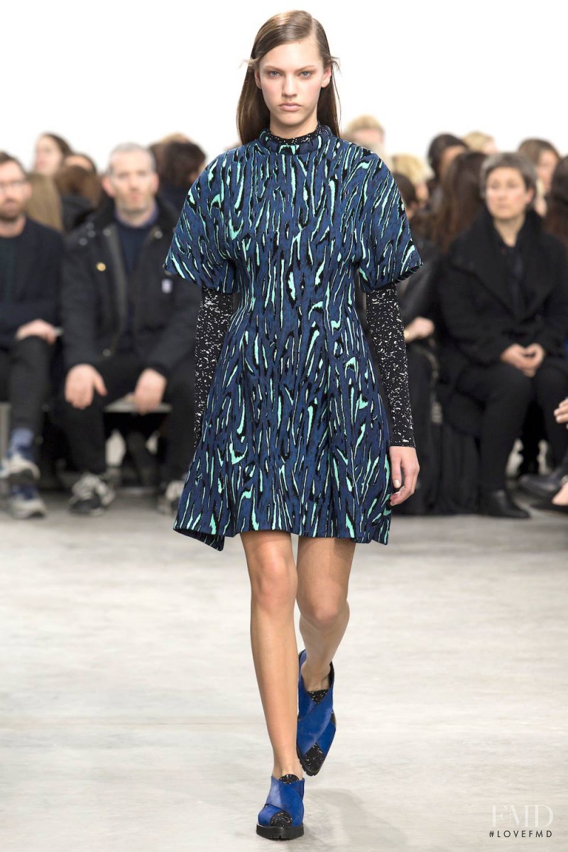 Maggie Jablonski featured in  the Proenza Schouler fashion show for Autumn/Winter 2014
