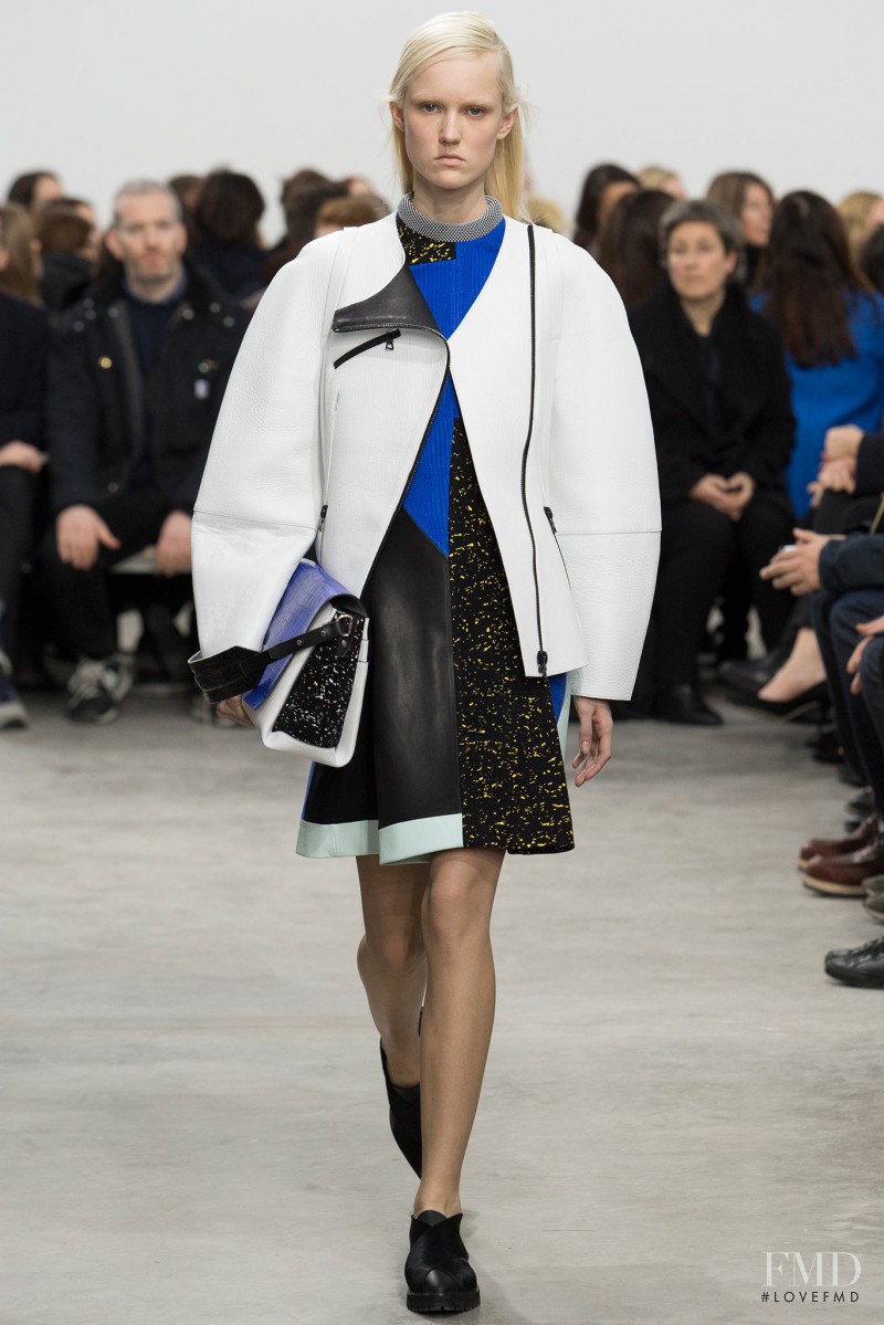 Harleth Kuusik featured in  the Proenza Schouler fashion show for Autumn/Winter 2014