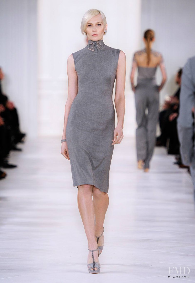 Katia Kokoreva featured in  the Ralph Lauren Collection fashion show for Autumn/Winter 2014