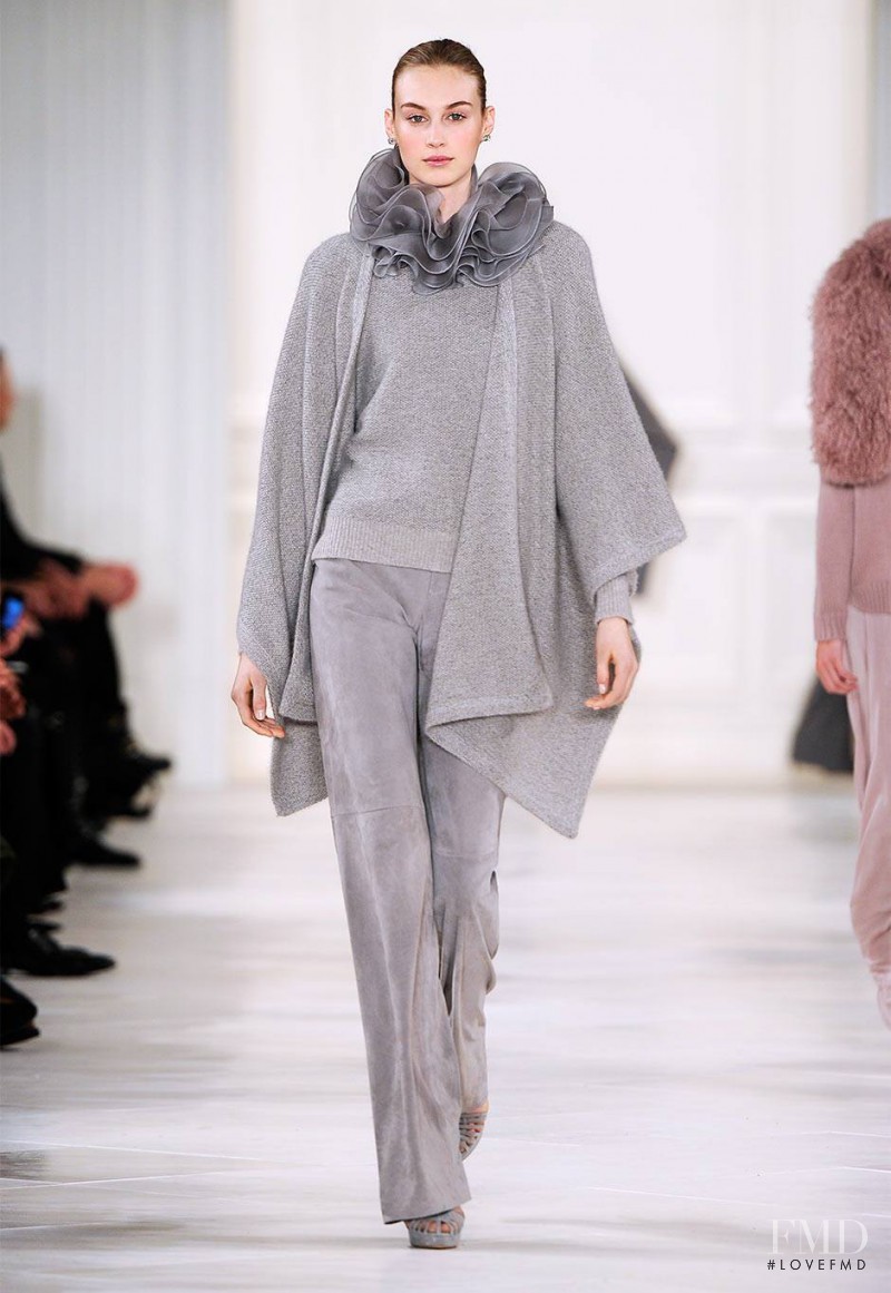 Dauphine McKee featured in  the Ralph Lauren Collection fashion show for Autumn/Winter 2014