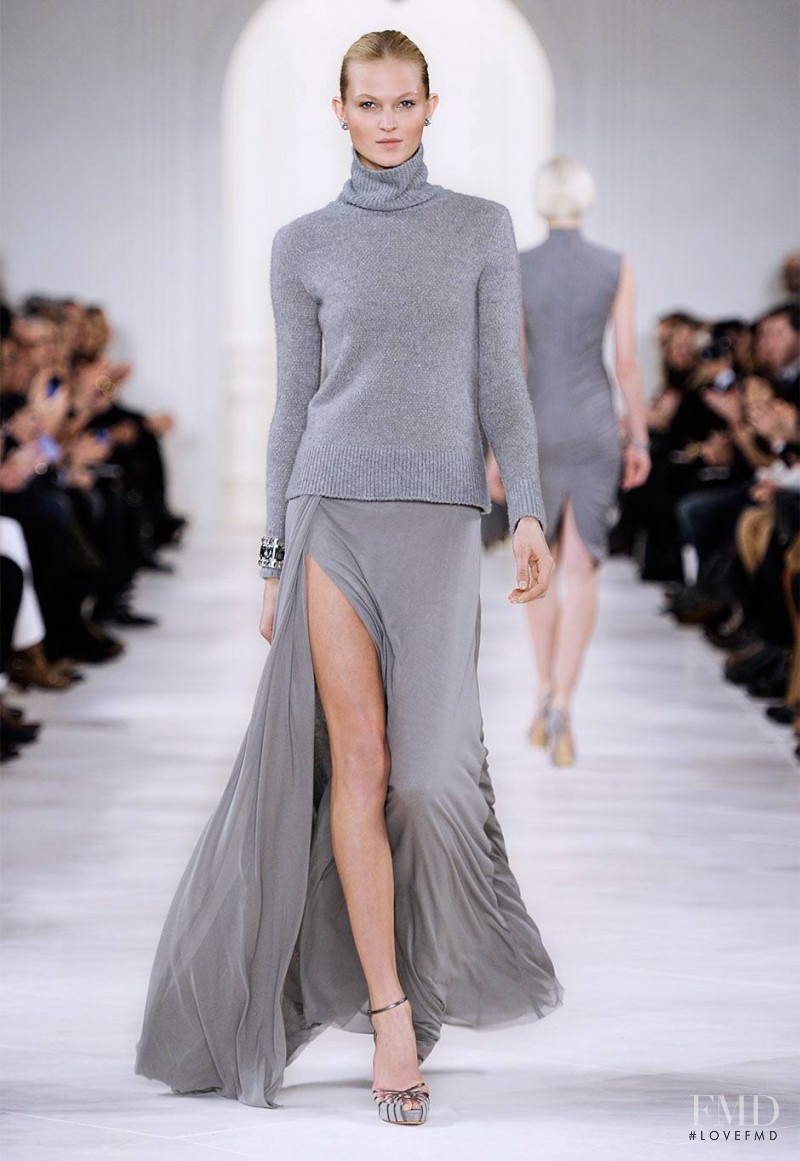 Charlotte Hoyer featured in  the Ralph Lauren Collection fashion show for Autumn/Winter 2014