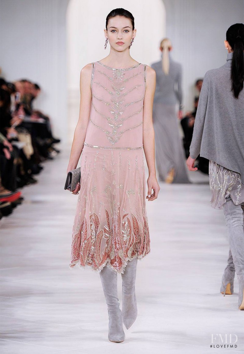 Gabby Westbrook-Patrick featured in  the Ralph Lauren Collection fashion show for Autumn/Winter 2014