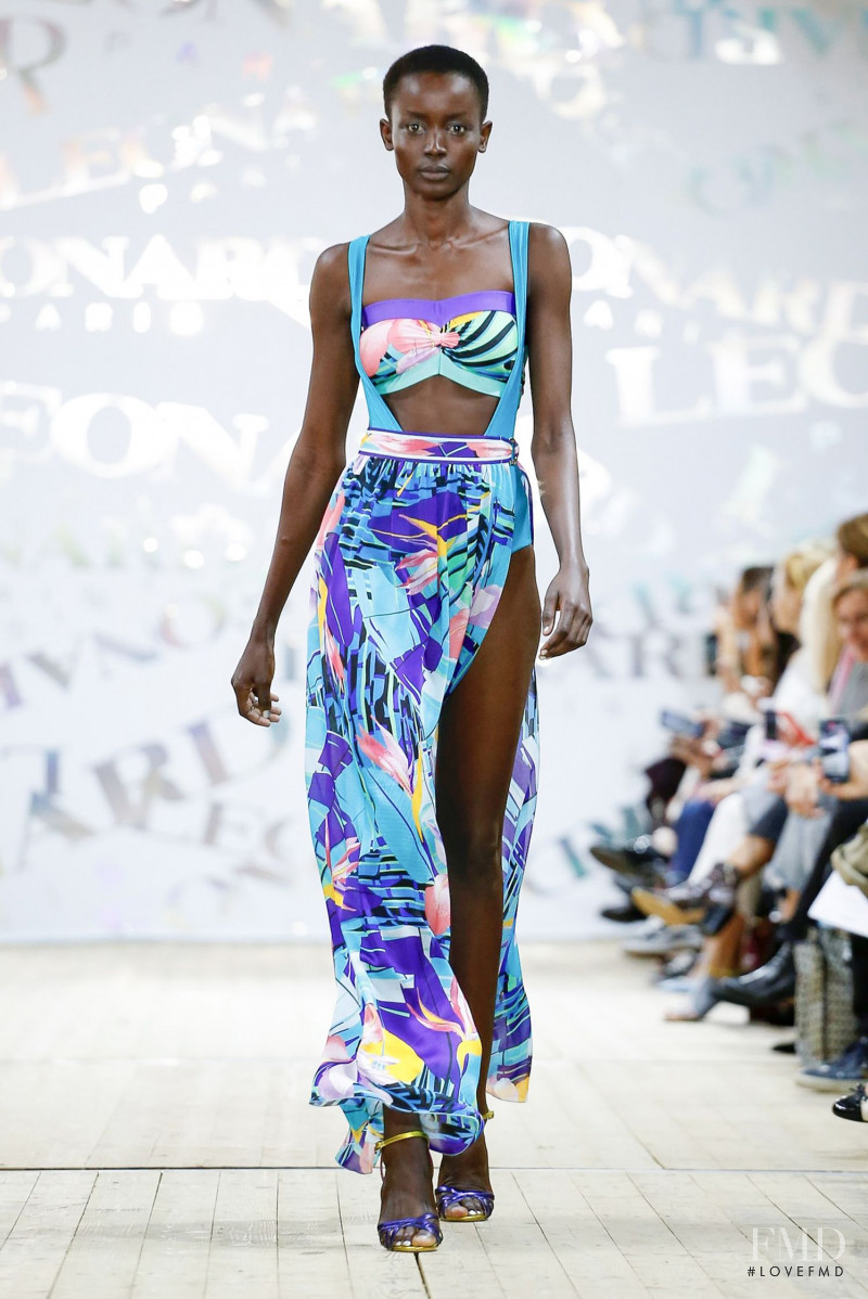 Awuoi Mach Guguei featured in  the Leonard fashion show for Spring/Summer 2020