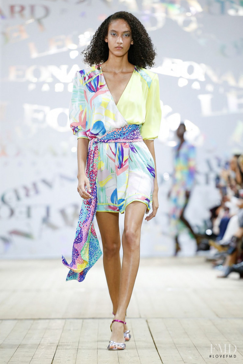 Nayeli Figueroa featured in  the Leonard fashion show for Spring/Summer 2020