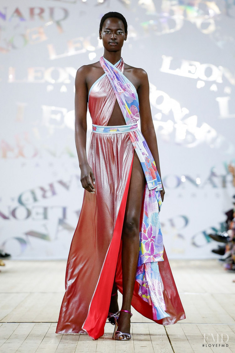 Nyarach Abouch Ayuel Aboja featured in  the Leonard fashion show for Spring/Summer 2020
