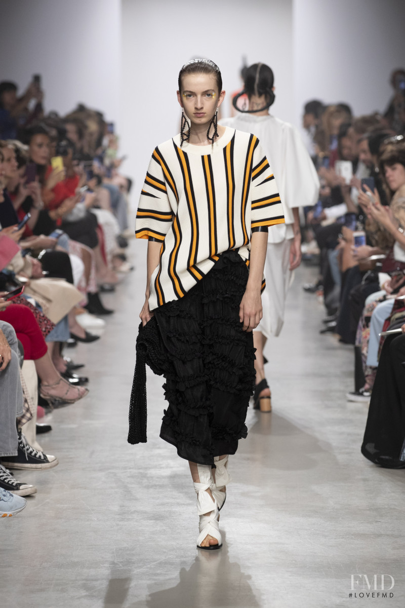 Maisie Dunlop featured in  the Christian Wijnants fashion show for Spring/Summer 2020