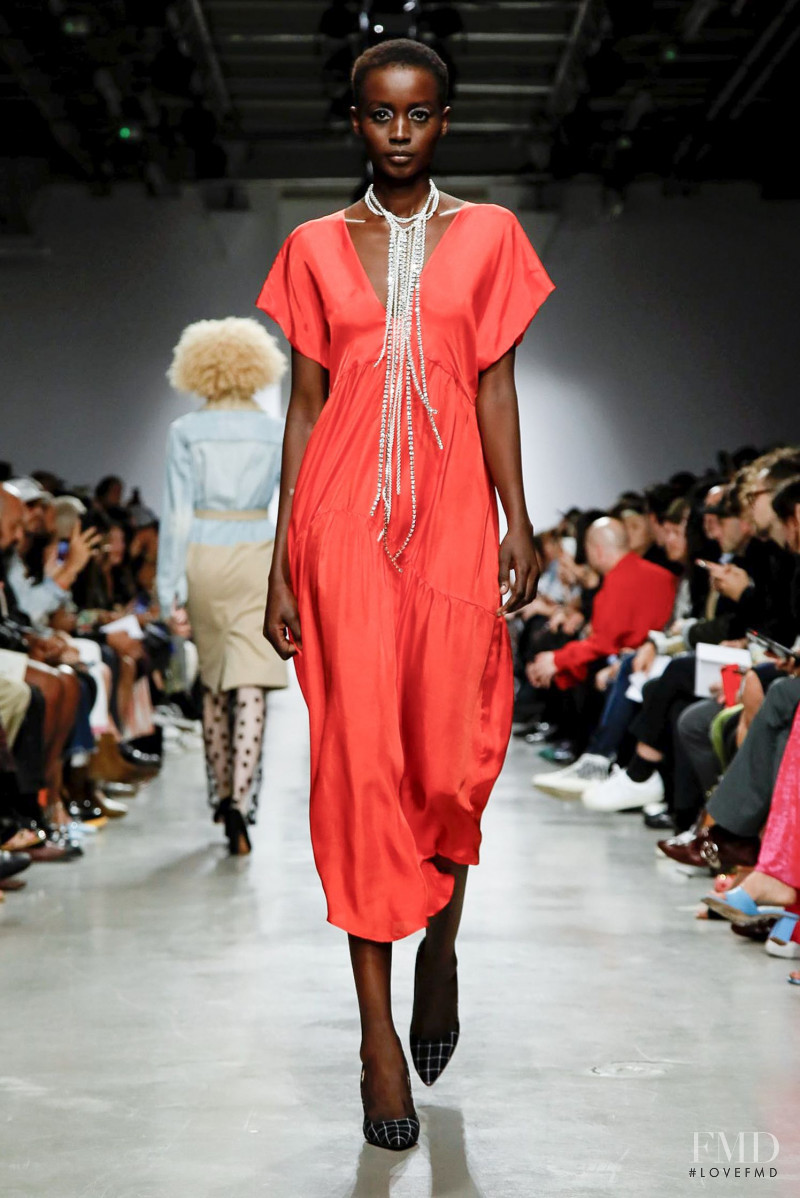 Awuoi Mach Guguei featured in  the Lutz Huelle fashion show for Spring/Summer 2020