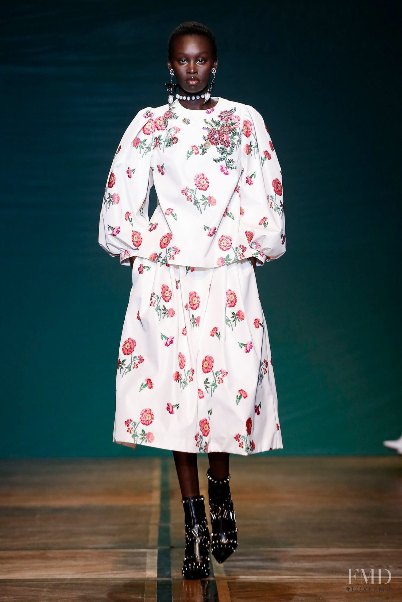 Sabah Koj featured in  the Andrew Gn fashion show for Spring/Summer 2020