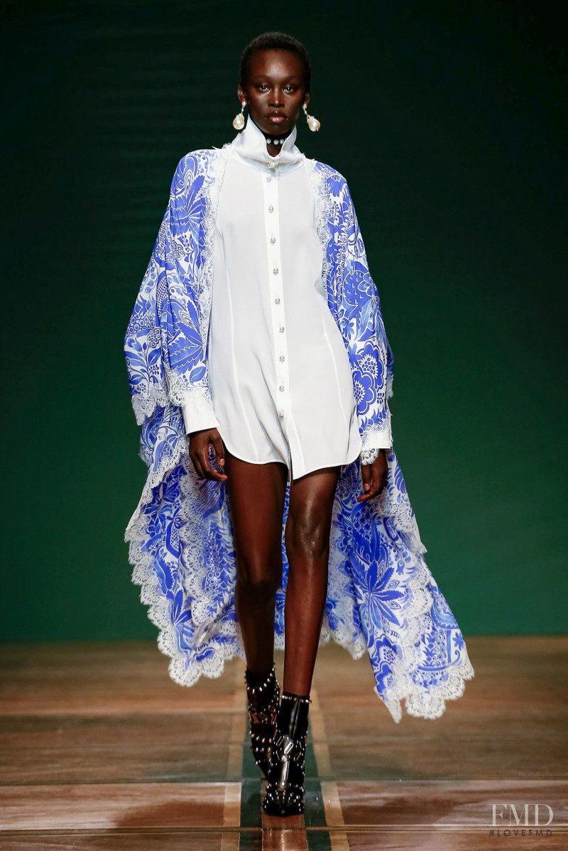 Sabah Koj featured in  the Andrew Gn fashion show for Spring/Summer 2020