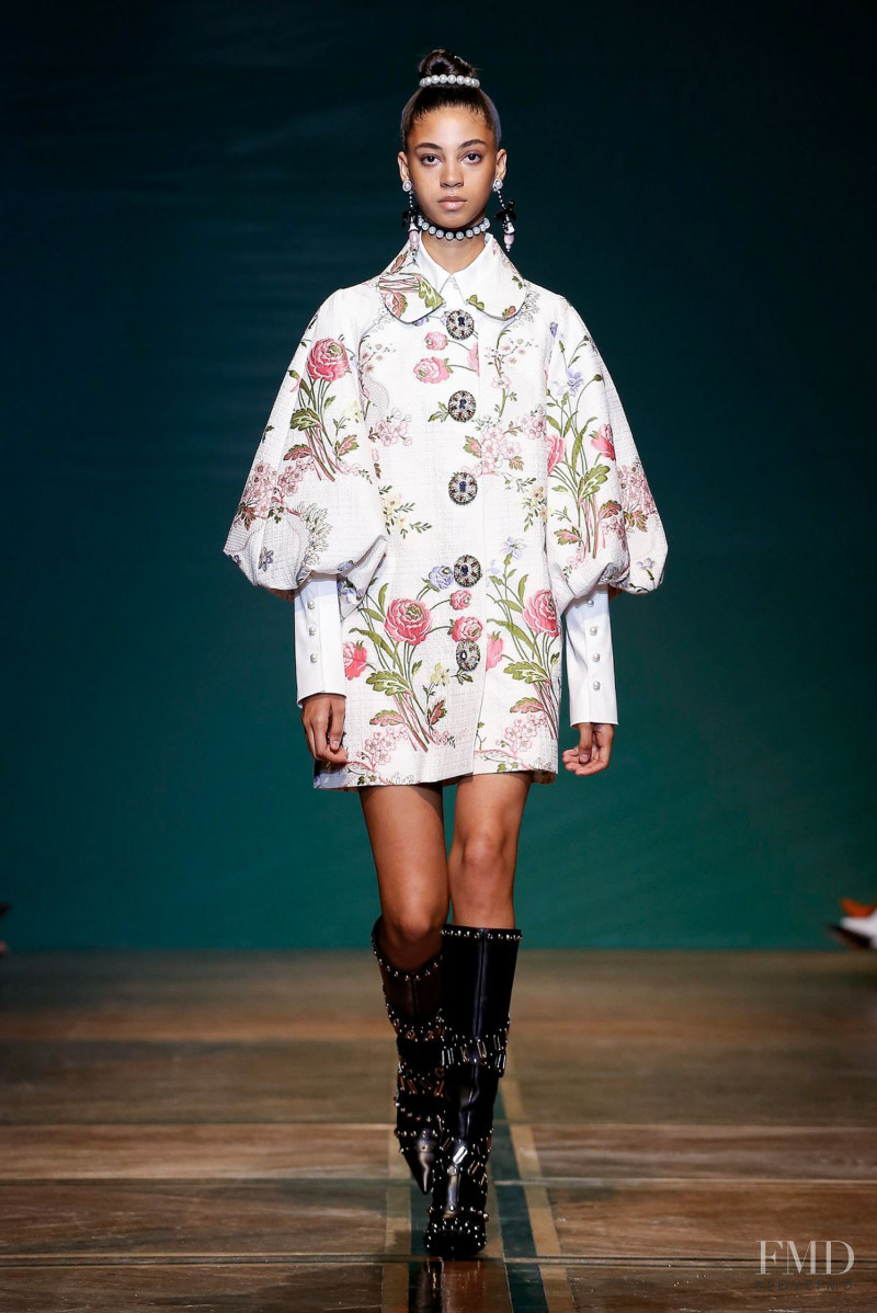 Rocio Marconi featured in  the Andrew Gn fashion show for Spring/Summer 2020