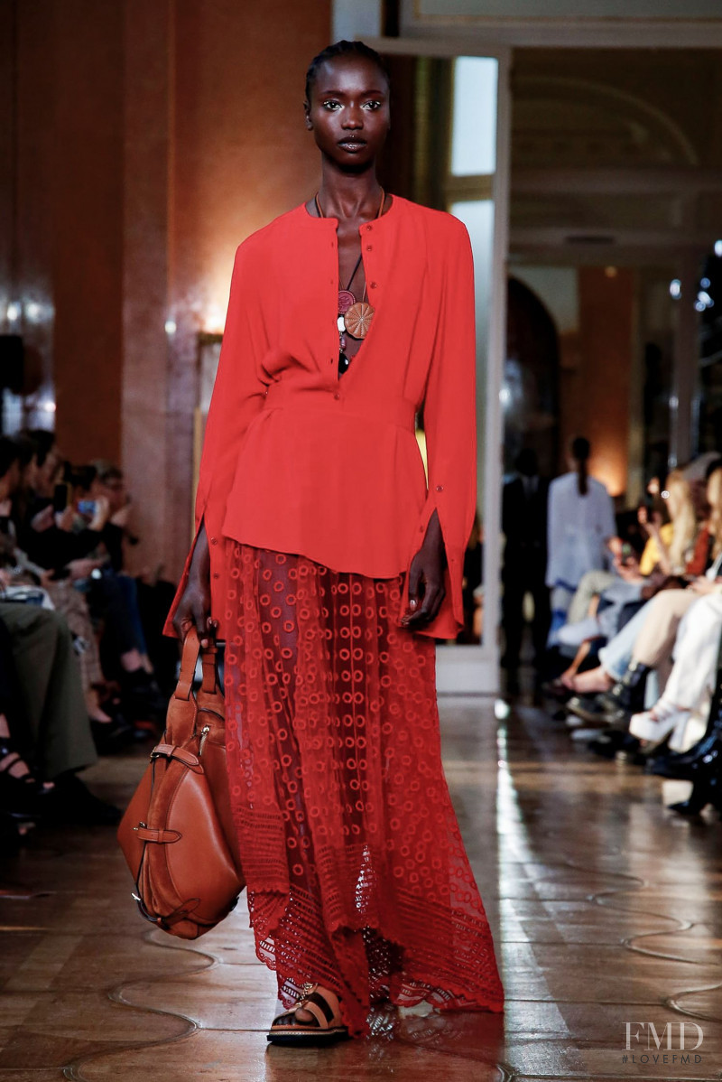 Agi Akur featured in  the Altuzarra fashion show for Spring/Summer 2020