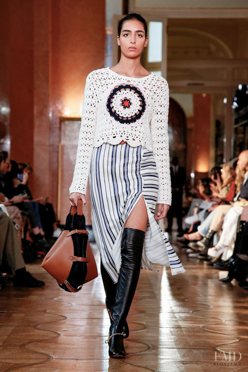 Nora Attal featured in  the Altuzarra fashion show for Spring/Summer 2020